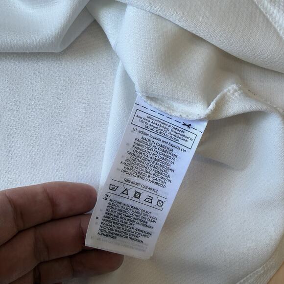 Real Madrid Jersey XL WhiteAdidas Sportswear Ronaldo Soccer Fifa World Cup - Picture 5 of 9